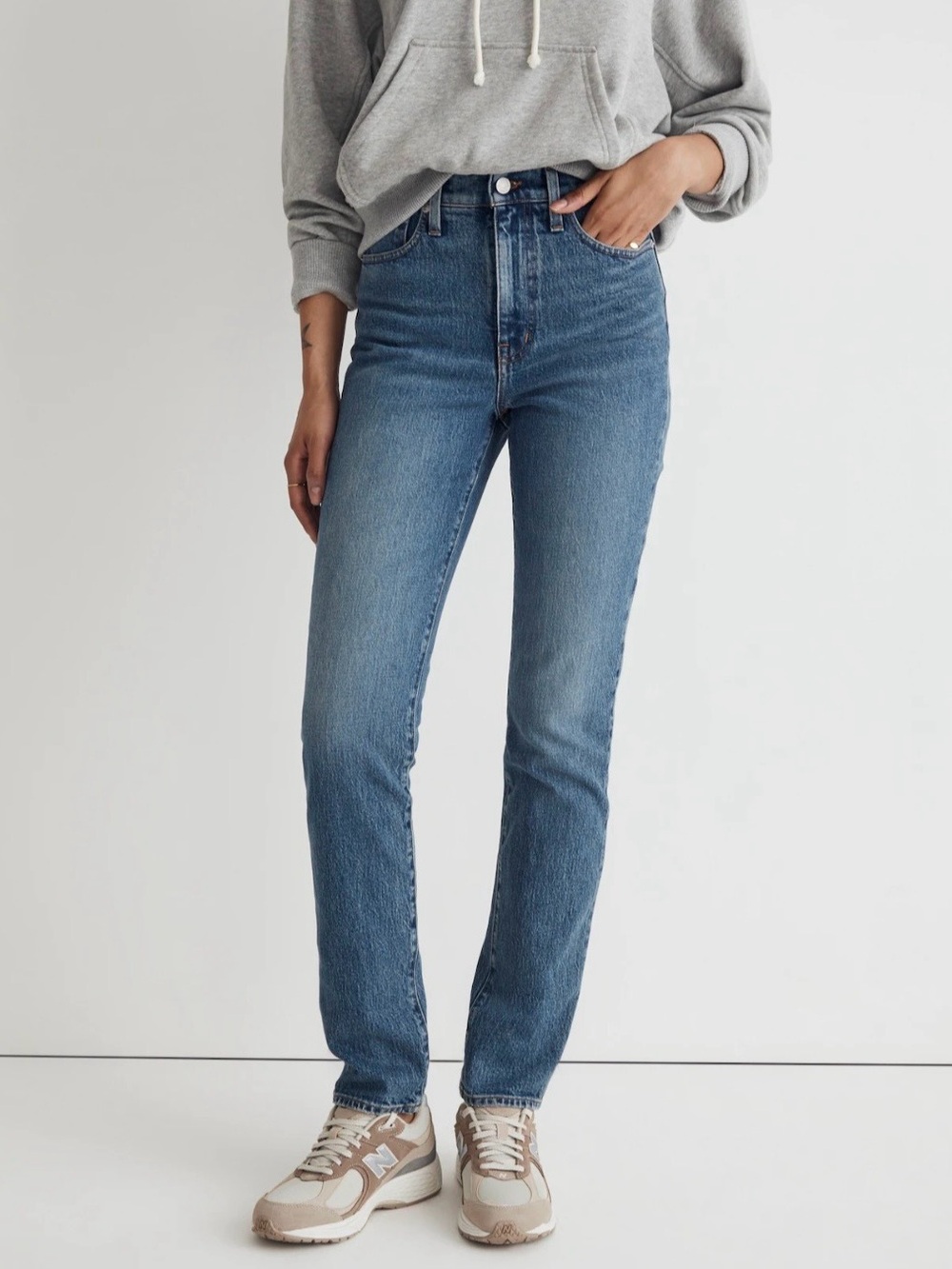 Madewell The Perfect Vintage Crop Jean in Medium Wash – Size 26